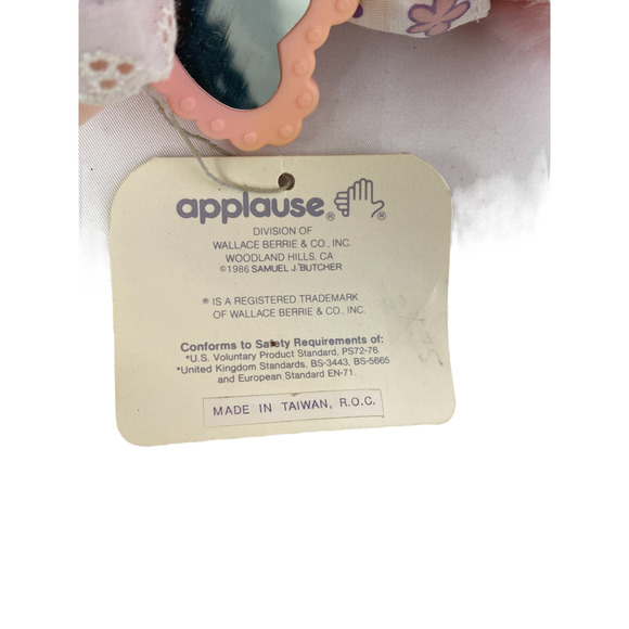 VTG 1984 Precious Moments Sylvie 15” Doll w/ Curler Mirror Locket & Applause Tag - Picture 7 of 9